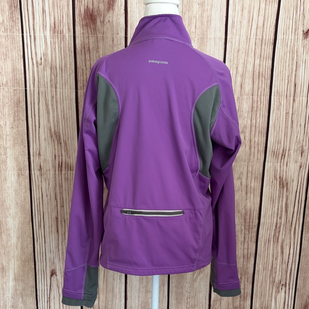 Patagonia Women's Polartec Base Layer Purple and Gray Jacket Size medium - Picture 6 of 11